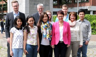 Austauschstudenten in Bocholt