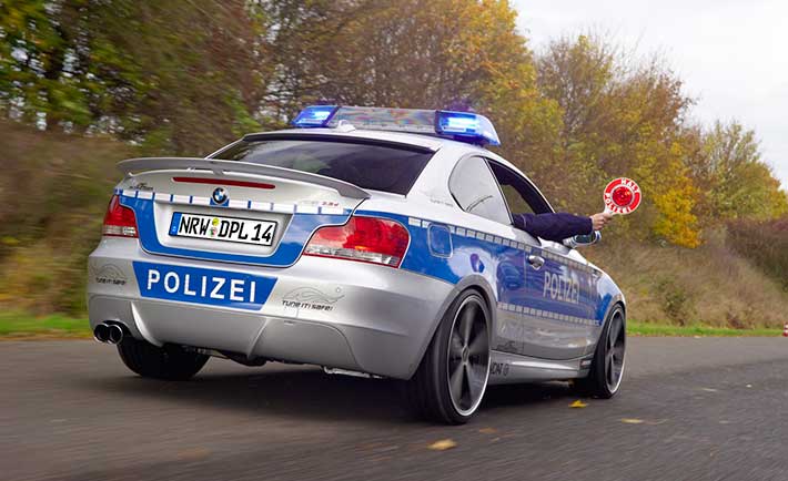 Polizei Streifenwagen