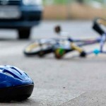 Symbolbild vom Unfall eines Fahrradfahrers