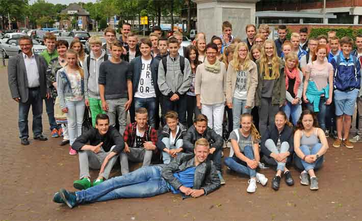 Niederländische Schülergruppe