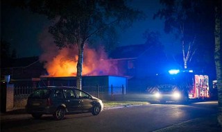 Grote schuurbrand Ruiterij Dinxperlo