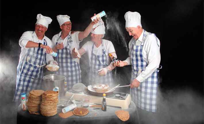 Wereldrecordpoging pannenkoeken bakken