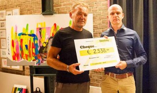 Martijn Melten en Theo Janssen Cheque Enveloop