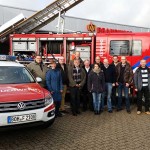 Redakteure der Feuerwehrzeitung besuchen die Wache in Dinxperlo