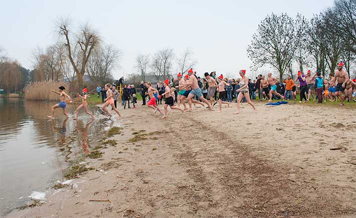 Nieuwjaarsduik 2015 Blauwe Meer Dinxperlo