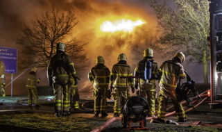 Brandweer Dinxperlo op Vierde Broekdijk in Aalten