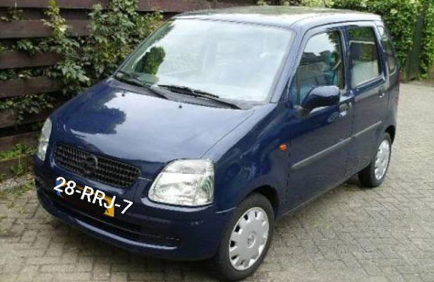 Opel Agila gestolen