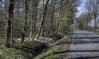 Höftgraben LKW umgekippt