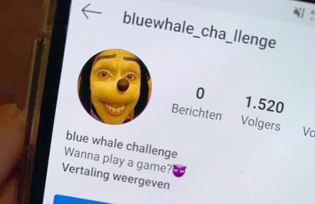 Blue Whale Challenge Social Media