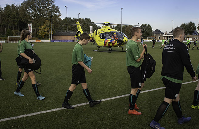 Traumahelikopter FC Dinxperlo