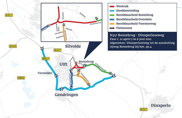 Omleiding N317 Rotonde