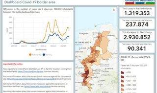 corona dashboard Grenspost Düsseldorf