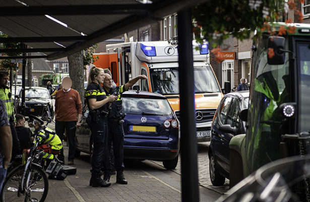 Ongeval fietser Hogestraat Willem van Oranjeplein