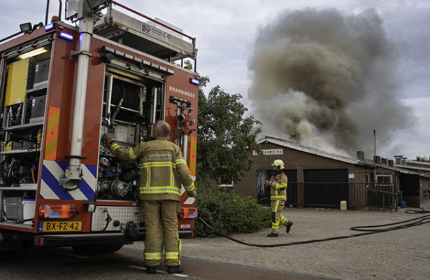 Brand Caspersstraat De Heurne