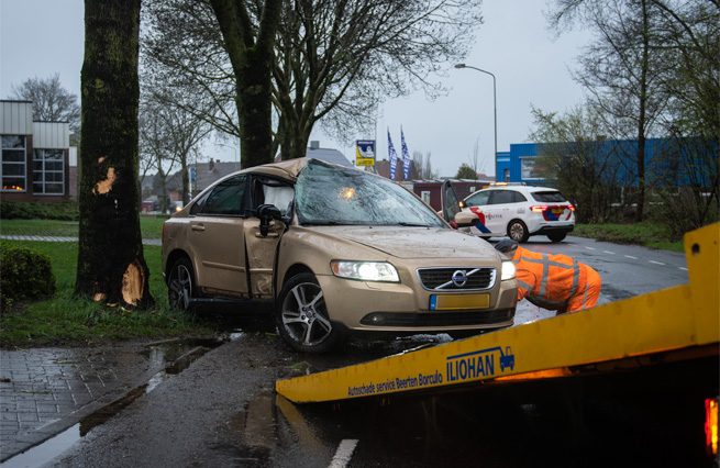 Botsing aquaplaning Anholtseweg 2023