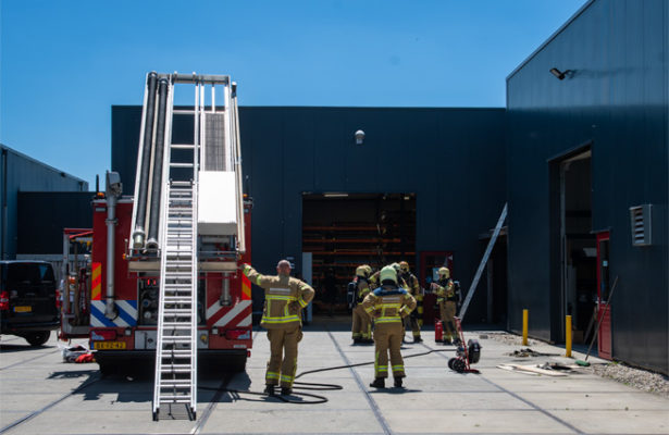 Brand machine Meniststraat