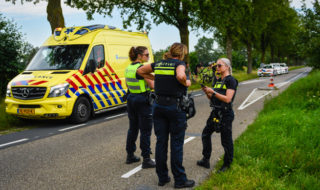 Hoofdletsel fietser Varsseveldseweg De Heurne