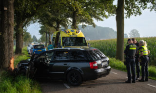 Ongeval de Heurnseweg met Poolse Audi Aalten