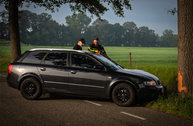 Ongeval de Heurnseweg met Poolse Audi Aalten