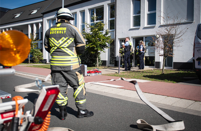 Feuerwehr Brandweer Dinxperlo, Suderwick en Bocholt bij de Brunsmannstraße