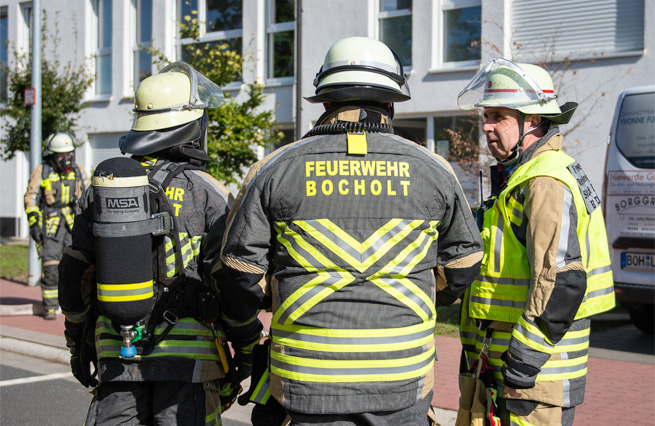 Feuerwehr Brandweer Dinxperlo, Suderwick en Bocholt bij de Brunsmannstraße