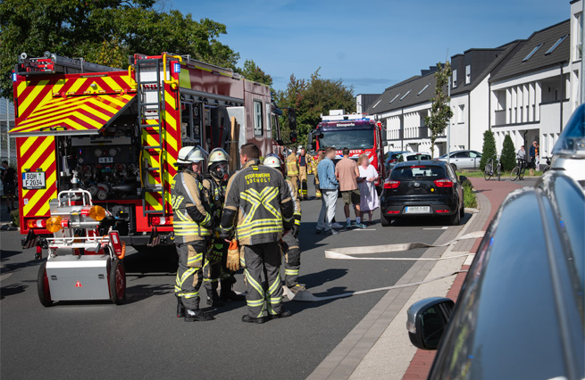 Feuerwehr Brandweer Dinxperlo, Suderwick en Bocholt bij de Brunsmannstraße