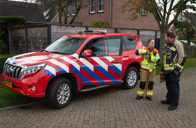 OVD en Feuerwehr Suderwick gaslek Breedenbroek