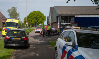 Aanrijding Scooter vs bestelauto Dinxperlosestraatweg IJzerlo