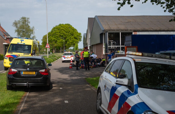 Aanrijding Scooter vs bestelauto Dinxperlosestraatweg IJzerlo